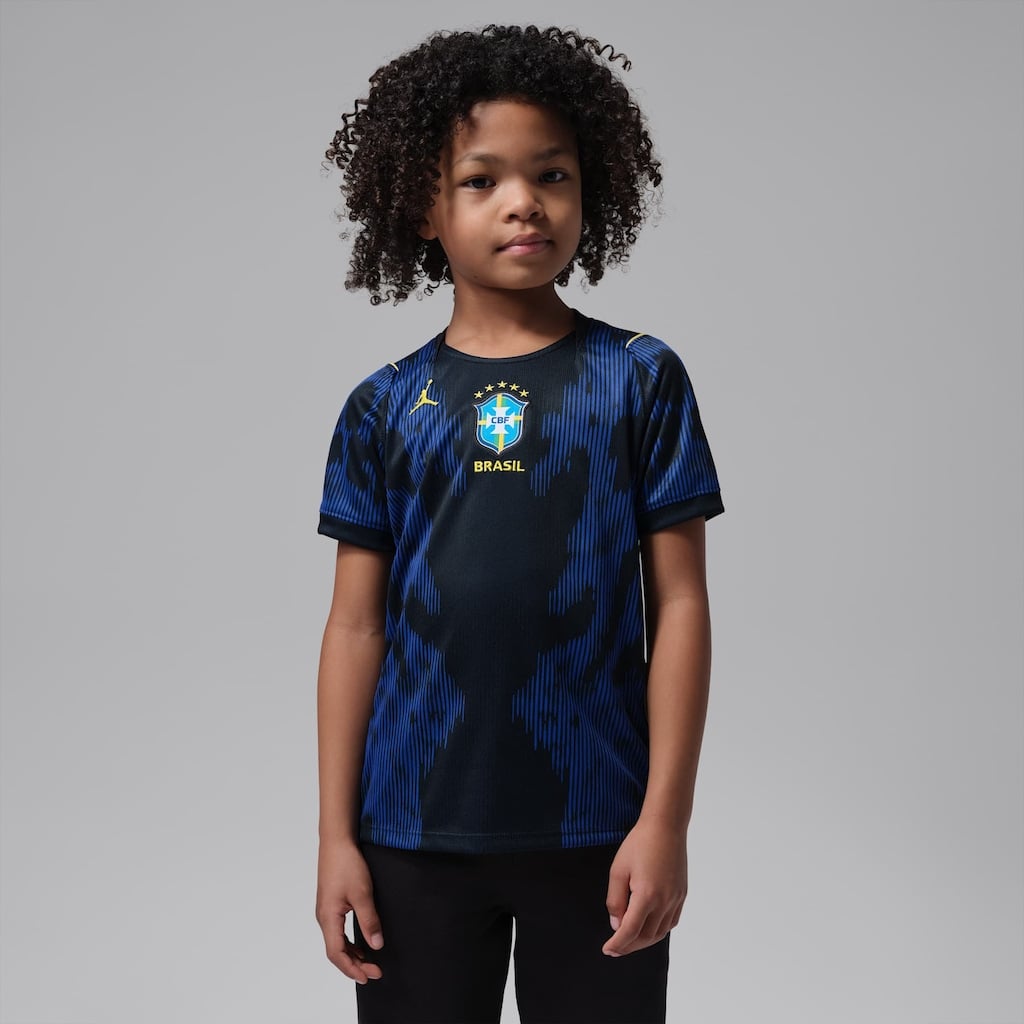 Camisa Brasil Jordan II 2026/27 Torcedor Pro Criança