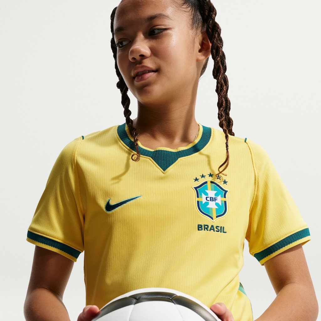 Camisa Brasil Nike I 2026/27 Torcedor Pro Infantil